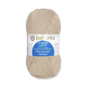 Ангорская тёплая (40% шерсть + 60% акрил) 100гр. 480м №043 суровый лен
