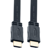 Кабель аудио-видео PERFEO HDMI - HDMI, M-M, v1.4, плоский, 1,0м, (H1301)