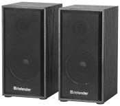 Колонки DEFENDER SPK 240, 2x3W, USB, дерево, чёрные