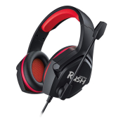 Наушники SMARTBUY SBHG-9740 Aspid полноразмерные, игровые, с микрофоном, черно-красные