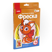 ПзФ-002 Фреска. Картина из песка "Кошечка"