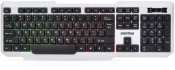 Клавиатура SMARTBUY SBK-333U-WK, USB, с подсветкой, бело-чёрная