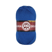 Deluxia (25% шерсть + 75% акрил) 100гр. 270м. №016 Синий