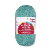 Пушинка (50% Козий пух + 50% шерсть) 50гр. 225м. №0752 дымчато-бирюзовый