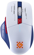 Мышь DEFENDER Tisa GM-126 беспроводная, USB, 1600dpi, игровая, бело-синяя