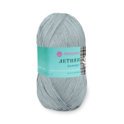 Летняя (100% мерсеризованный хлопок) 100гр. 330м №008 св.серый