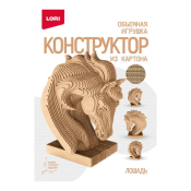 Нг-042 Конструктор из картона. Объемная игрушка "Лошадь"