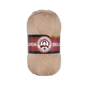 Deluxia (25% шерсть + 75% акрил) 100гр. 270м. №079 Кофе с молоком