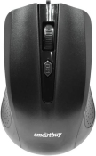 Мышь SMARTBUY SBM-352-K, USB, 1600dpi, 4 кнопки, черная