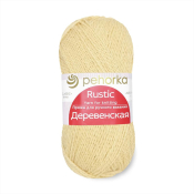 Деревенская (100% шерсть) 100гр. 250м. №023 слоновая кость