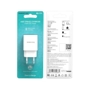 Адаптер BOROFONE BA20A USB, 2,1A, 10W, белый
