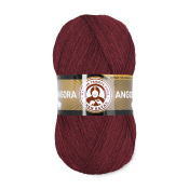 Angora (80% акрил + 10% меринос + 10% мохер) 100гр. 550м. №035 Бордовый