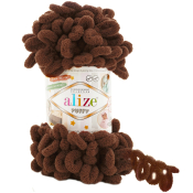 Puffy (100% микрополиэстер) 100г. 9,2м. №321 кофе мокко