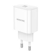 Адаптер BOROFONE BA81A Type-C, 3,0A, 20W, QC3.0, PD, белый