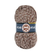 Atlas (100% акрил) 100гр. 130м. №305 Бело-коричневый меланж
