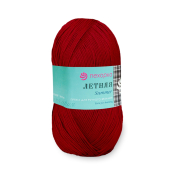 Летняя (100% мерсеризованный хлопок) 100гр. 330м №006 красный