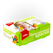 Пкр-001 Пальчиковые краски, 6 цветов (по 20 мл)