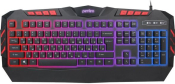 Клавиатура PERFEO PF-5140-GM Legion, USB, мультимедийная, с подсветкой, чёрная