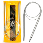 Спицы для вязания круговые на тросике Maxwell D=7,0мм, 80см, металл