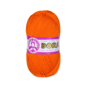 Dora (100% акрил) 100гр. 240м. №147 Ярко оранжевый