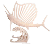 Н014 Модель "Рыба-парус"