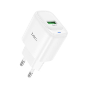 Адаптер HOCO C140A USB, 3,0A , QC 3.0, 18W, белый