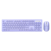 Клавиатура+мышь SMARTBUY SBC-105AG-L, беспроводная, тонкая, фиолетовая