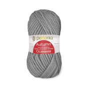 Осенняя (25% шерсть + 75% пан) 200гр. 150м №008 св.серый