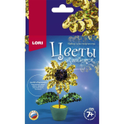 Цв-023 Цветы из пайеток "Подсолнух"