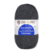 Удачная (50% шерсть + 50% акрил) 100гр. 250м №096 Серый меланж