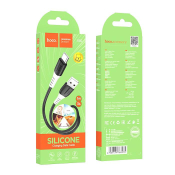 Кабель HOCO X82 Type-C, 1,0м, 3,0А, силикон, черный