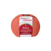 Кроха (20% меринос + 80% акрил) 50гр. 135м. №0396 настурция