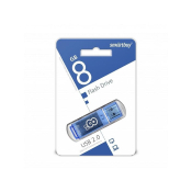 Флеш-карта SMARTBUY  8GB Glossy, USB 2.0, синяя