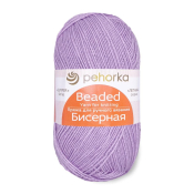 Бисерная (100% объёмный акрил) 100гр. 450м №178 светло-сиреневый