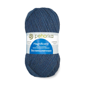 Великолепная (30% ангора + 70% высокообъёмный акрил) 100гр. 300м №256 св.джинса