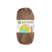 Школьная (100% акрил) 50гр. 150м №377 кофейный