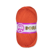Dora (100% акрил) 100гр. 240м. №031 Оранжевый