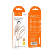 Кабель HOCO X114 Type-C, 1,0м, 3,0A, розовый