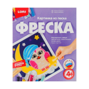 Кп-057 Фреска. Картина из песка "Совушка"