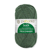 Носочная (50% шерсть + 50% акрил) 100гр. 200м №875 зелено-изумрудный