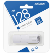 Флеш-карта SMARTBUY 128GB Clue, USB 3.0, белая