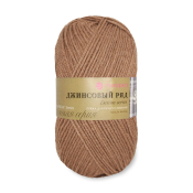 Джинсовый ряд (50% шерсть + 50% акрил) 100гр. 250м №1163 св.коричневый меланж