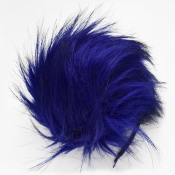 Помпон из искусственного меха (12 см) №53 синий яркий