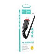 Кабель HOCO X59 MicroUSB, 2,0м, текстильный, чёрный