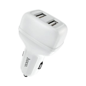 АЗУ HOCO Z36 2 USB, 2,4A, белый