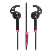 Наушники SMARTBUY SBH-410 Fit, спортивные, вкладыши, черно-розовые