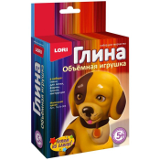 ПзГл-003 Игрушка из глины "Маленький щенок"