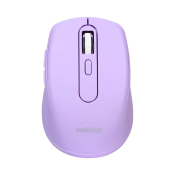 Мышь SMARTBUY SBM-611AG-V, беспроводная, USB, 1600dpi, бесшумная, 6 кнопок, лиловая