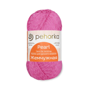 Жемчужная (50% хлопок + 50% вискоза) 100гр. 425м №439 малиновый