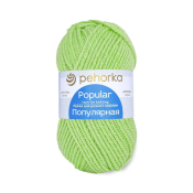 Популярная (50% шерсть + 50% высокообъёмный акрил) 100гр. 133м №382 яркая саванна